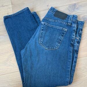 Ag Adriano Goldschmied Men's Dark Blue Straight Jeans